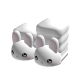 ♡ : cute bunny slippers w/ socks