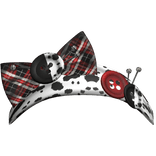  Cute button bow headband dalmatians