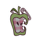 Cute Cartoony Apple Hair Clip