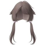 ꒰┊cute cat girl pigtials light brown