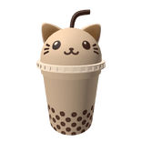 Cute Cat Shaped Boba Backpack