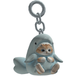 Cute Cat Shark Keychain