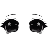 Cute Chibi tearful dollie anime eyes 