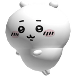 cute chiikawa hamster hanging from shoulder pet