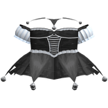 Cute Christmas Elf Dress in Black