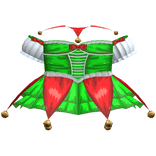 Cute Christmas Elf Dress in Green