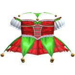 Cute Christmas Elf Dress in Red