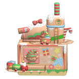 Cute Christmas Elf Worker Factory 