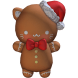Cute Christmas Gingerbread Shoulder Pet Red