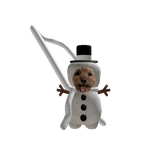 Cute Christmas Snowman Puppy 🎄