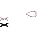 Cute Clips in Pink and Black 