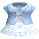 cute coquette blue plaid baby doll dainty dress