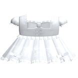 Cute Coquette Ribbon Dress in White