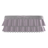 Cute coquette ruffled top w white lace in pink