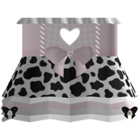 ☁︎ cute cow dress in pink