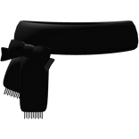 cute cozy black scarf (3.0)