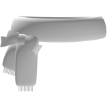 cute cozy white scarf (3.0)