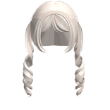 ♡ cute curly long doll pigtails in blonde v2