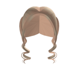 Cute Curly Pigtails in Blonde