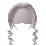 cute curly pigtails pink