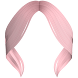 Cute Curtain Bangs (Pink)