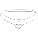 cute dainty heart necklace