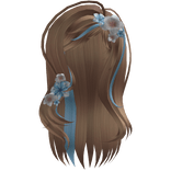 Cute Dark Blonde Summer Flower Hair