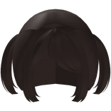 ꒰ cute dark brown pigtails ♡꒱