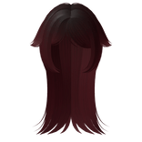 ࿇ cute dark red kitty cat tufts