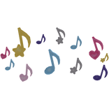 cute decora music sprinkles