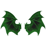 Cute Demonic Wings (Green)