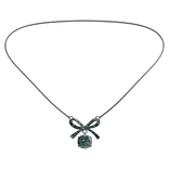 Cute Diamond Necklace in Silver