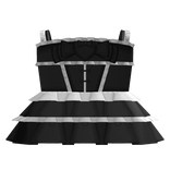 𝜗𝜚┆cute doll backless bow dress black