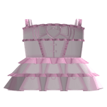 𝜗𝜚┆cute doll backless bow dress pink