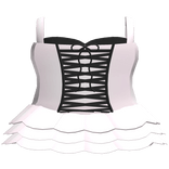 ♡ : cute doll corset dress in pink and black