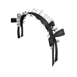 ♡ : cute dolly black bowknot lace hairband