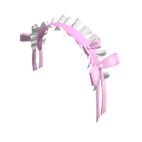 ♡ : cute dolly pink bowknot lace hairband