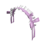 ♡ : cute dolly purple bowknot lace hairband