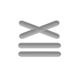 ♡ cute double cross hairclip in white