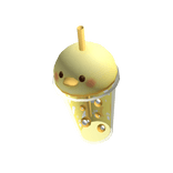 Cute Duck Boba In Hand