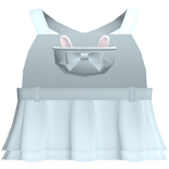 ♡ cute easter bunny overalls in blue
