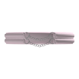 ♡ cute emo chain choker in pink