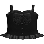 cute emo halloween plaid witch dress in black