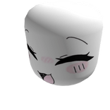 cute excited chibi doll face