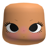 Cute face W 3D Eyelashes