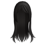 ♡ cute fatal frame long side part in brown