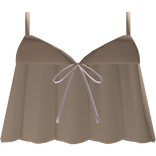 ♡ : cute fawn deer flowy babydoll bow dress 3.0