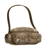 cute fawn deer print chubby bag 3.0