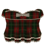 Cute Festive Plaid Christmas Dress ♡