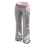 Cute flare polka dot yoga pants (Pink white)